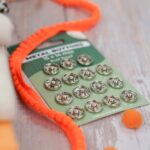 DIY Stoffmix - Pomponborte - Knopf