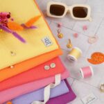 DIY Stoffmix - Musselin - Label - Garn - Knopf