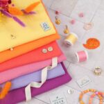 DIY Stoffmix - Musselin - Label - Garn - Knopf