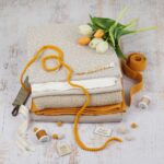 DIY Stoffmix - Label - Garn - Knopf - Gummiband - Pompon - Reißverschluss