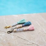 DIY Stoffe Inspiration - Sticktwist - Buchstaben - Perle - Karabiner - Verbindungsring - Holz