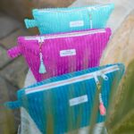 DIY Stoffe Inspiration - Kosmetiktaschen Paket Summerfeeling - Label - Anhänger