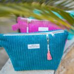 DIY Stoffe Inspiration - Kosmetiktaschen Paket Summerfeeling - Label - Anhänger