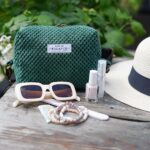 DIY Stoffe Inspiration: Kleine Tasche – Paket – Velvet strukturiert Pinie