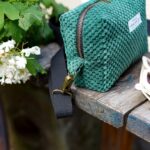 DIY Stoffe Inspiration: Kleine Tasche – Paket – Velvet strukturiert Pinie