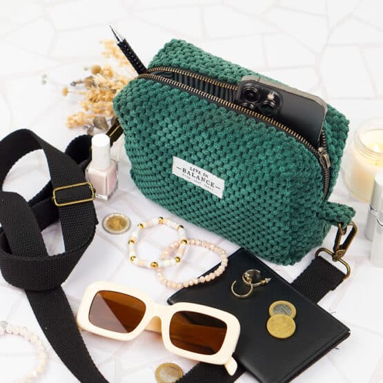 Diy Stoffe Inspiration 611j Velvet Tasche Pinie