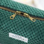 DIY Stoffe Inspiration - Velvet Tasche Pinie