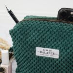 DIY Stoffe Inspiration - Velvet Tasche Pinie