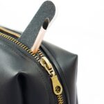 DIY Stoffe Inspiration - Kleine Tasche Lederoptik Schwarz