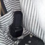 DIY Stoffe Inspiration - Kleine Tasche Lederoptik Schwarz