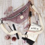 DIY Stoffe Inspiration - Cutline Crossbag Velvet Mauve