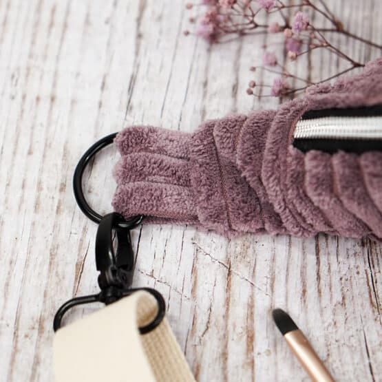 Diy Stoffe Inspiration 613w Cutline Crossbag Velvet Mauve