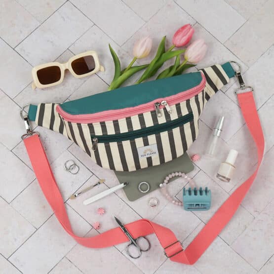 Diy Stoffe Inspiration 614a Cutline Crossbag Stripes Colours