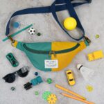 DIY Stoffe Inspiration - Cutline Crossbag Outdoor Aqua Senf