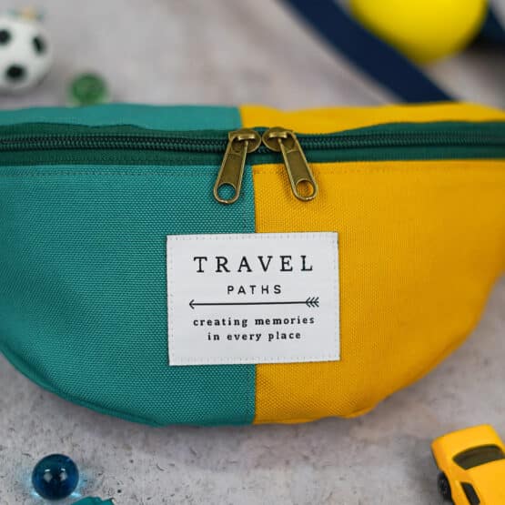 Diy Stoffe Inspiration 614o Cutline Crossbag Outdoor Aqua Senf