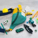 DIY Stoffe Inspiration - Cutline Crossbag Outdoor Aqua Senf