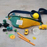 DIY Stoffe Inspiration - Cutline Crossbag Outdoor Aqua Senf