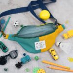 DIY Stoffe Inspiration - Cutline Crossbag Outdoor Aqua Senf