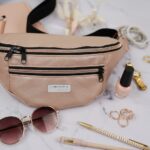 DIY Stoffe Inspiration - Cutline Crossbag Rosé Metallic