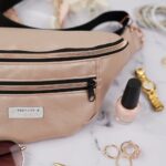 DIY Stoffe Inspiration - Cutline Crossbag Rosé Metallic