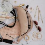 DIY Stoffe Inspiration - Cutline Crossbag Rosé Metallic