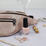 DIY Stoffe Inspiration - Cutline Crossbag Rosé Metallic