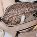 DIY Stoffe Inspiration - Cutline Crossbag Rosé Metallic