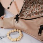 DIY Stoffe Inspiration - Cutline Crossbag Rosé Metallic