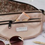 DIY Stoffe Inspiration - Cutline Crossbag Rosé Metallic