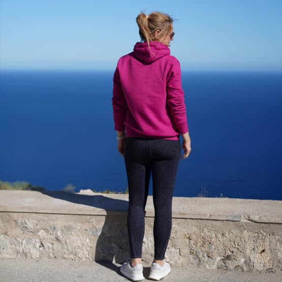 Diy Stoffe Outfit 560k Hoodie Fuchsia