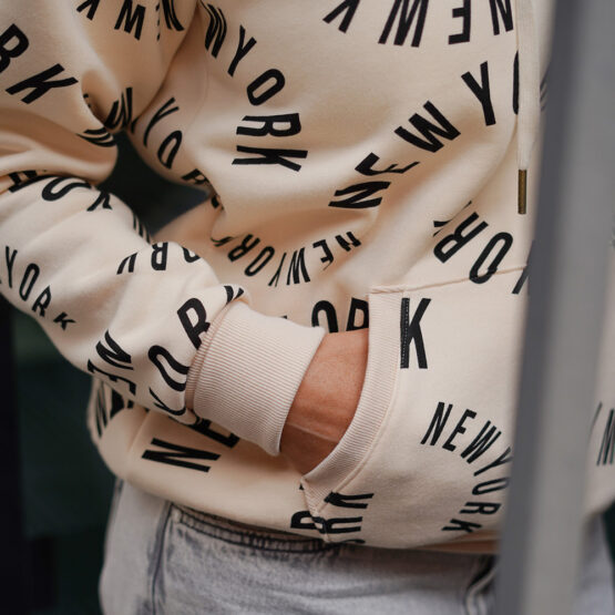 Diy Stoffe Outfit 561n Hoodie Emilana New York French Terry