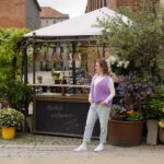 DIY Stoffe Outfit - Weste Winalea - Bouclé Lavendel