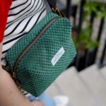 DIY Stoffe Outfit - Tasche Velvet Pinie