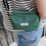 DIY Stoffe Outfit - Weste Winalea - French Terry - Tasche Velvet Pinie