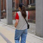 DIY Stoffe Outfit - Weste Winalea - French Terry - Tasche Lederoptik Schwarz