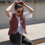 DIY Stoffe Outfit - Weste Winalea - Velvet Soft Blush