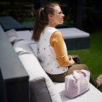 DIY Stoffe Outfit - Weste Winalea - Musselin Gestickte Blumen - Tasche