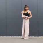 DIY Stoffe Outfit - Crossbag Rosé Metallic