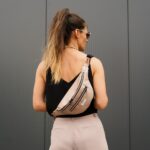 DIY Stoffe Outfit - Crossbag Rosé Metallic
