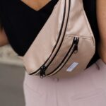 DIY Stoffe Outfit - Crossbag Rosé Metallic