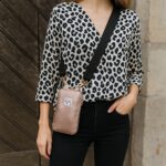 Handytasche Kunstleder Rose Metallic