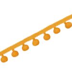 Pomponborte – Ockergelb – Groß