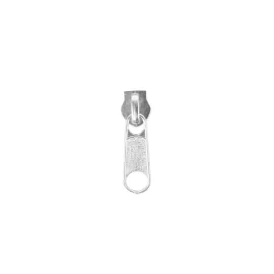Reißverschluss Schieber 5mm Silber