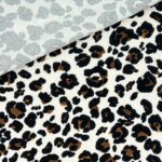 Viskose Twill – Leopard – Helles Natur