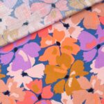 Baumwoll-Voilé – Hibiskusblüten – Malibu