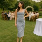 Bengaline Weiss Helles Jeansblau Mu Ki