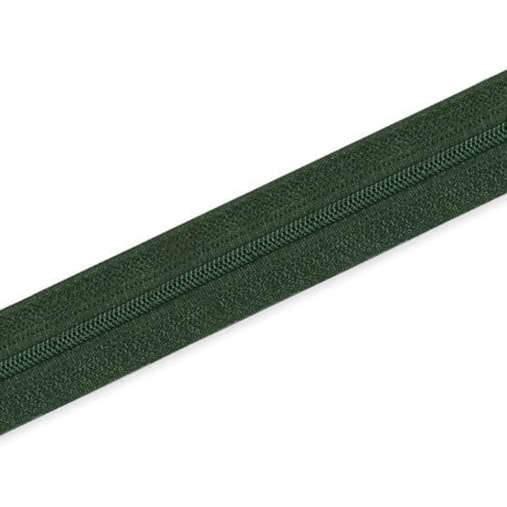 Endlosreissverschluss Spiral 5mm Deep Olive Nicht Teilbar