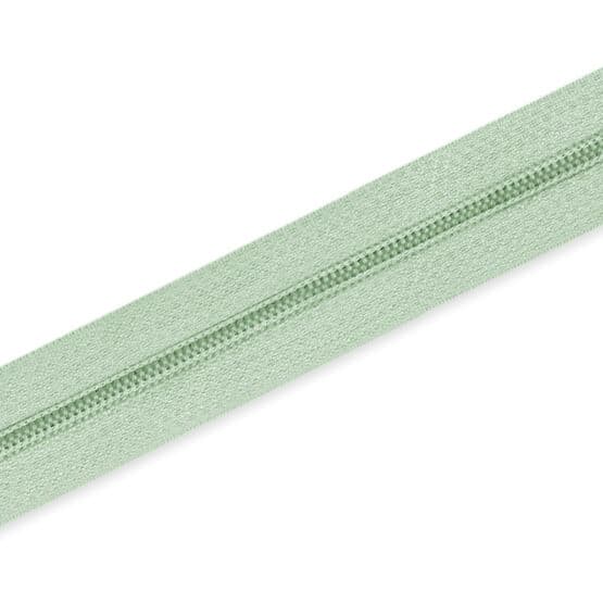 Endlosreissverschluss Spiral 5mm Pastell Mintgrün Nicht Teilbar
