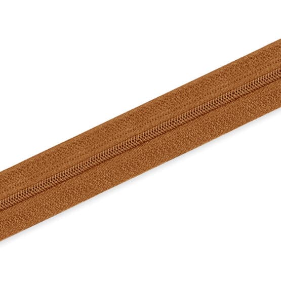 Endlosreissverschluss Spiral 5mm Zimt Nicht Teilbar