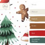 Farbkombi - Popeline Weihnachtswelt Weiß